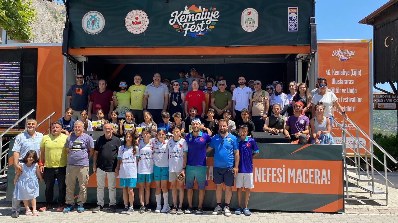 “Kemaliye Fest” Maraton Koşusu Ödül Töreni Düzenlendi