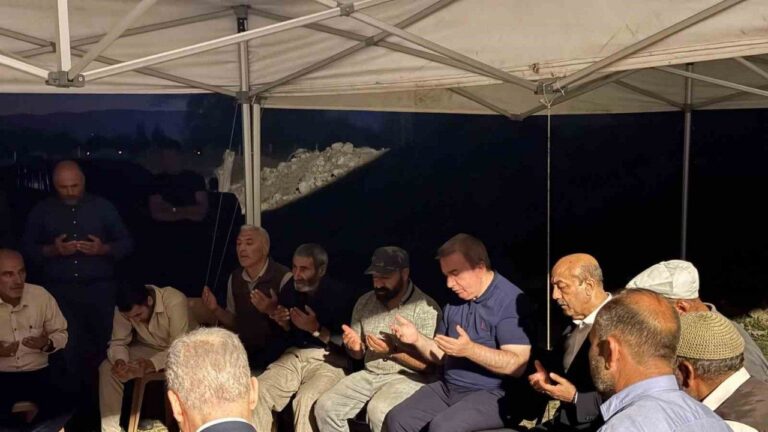 Vali Aydoğdu Pülümür Çayı’nda hayatını kaybeden Özkan İlçi’nin ailesine taziye ziyaretinde bulundu