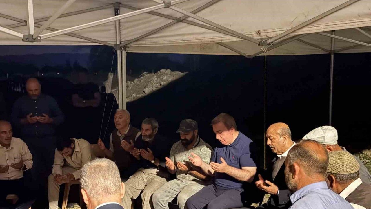 Vali Aydoğdu Pülümür Çayı’nda hayatını kaybeden Özkan İlçi’nin ailesine taziye ziyaretinde bulundu