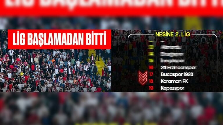 Erzincansporu Lig Başlamadan Küme Düşürdüler