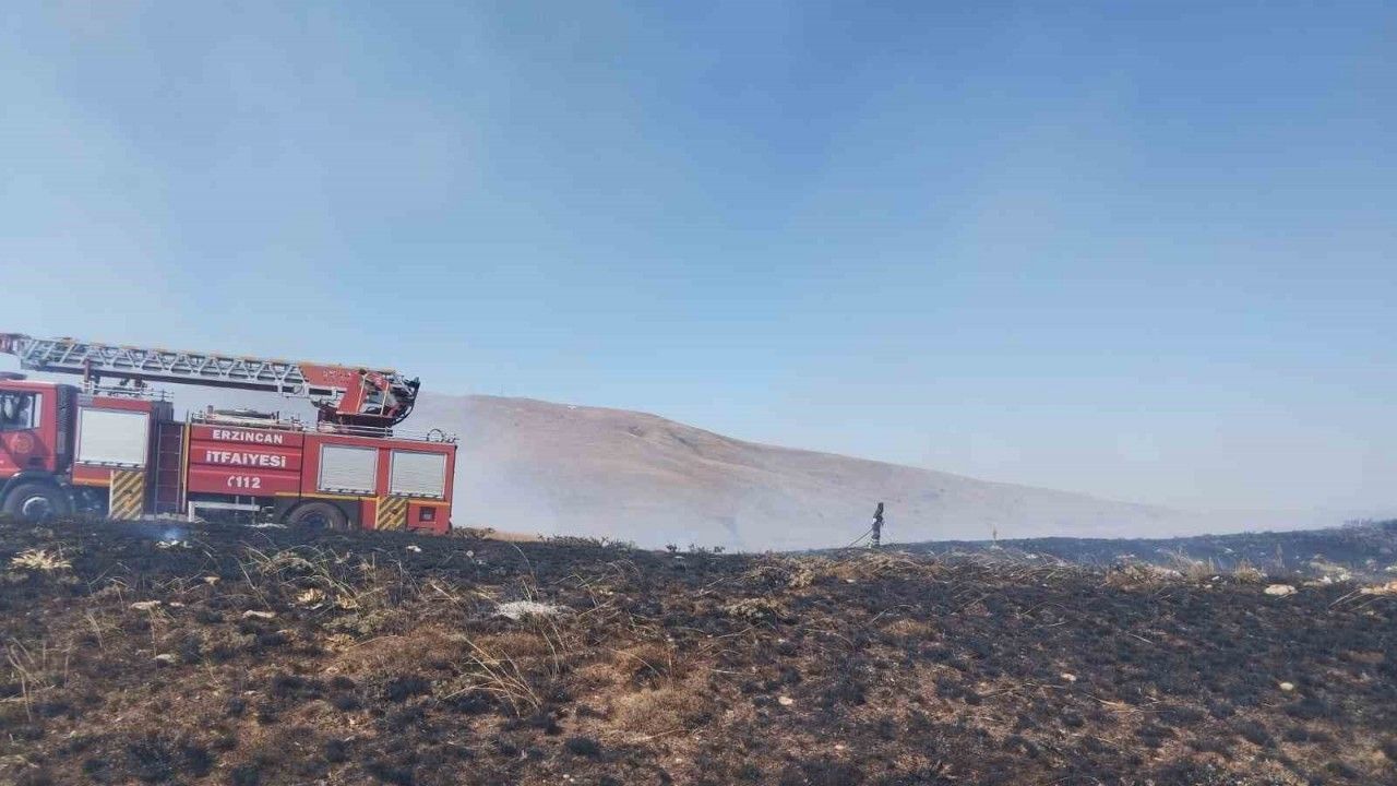 Ahmediye Geçidinde Örtü Yangını Söndürüldü