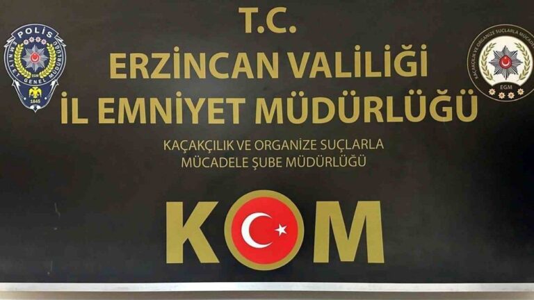 Erzincan’da 101 Adet Mermi Ele Geçirildi