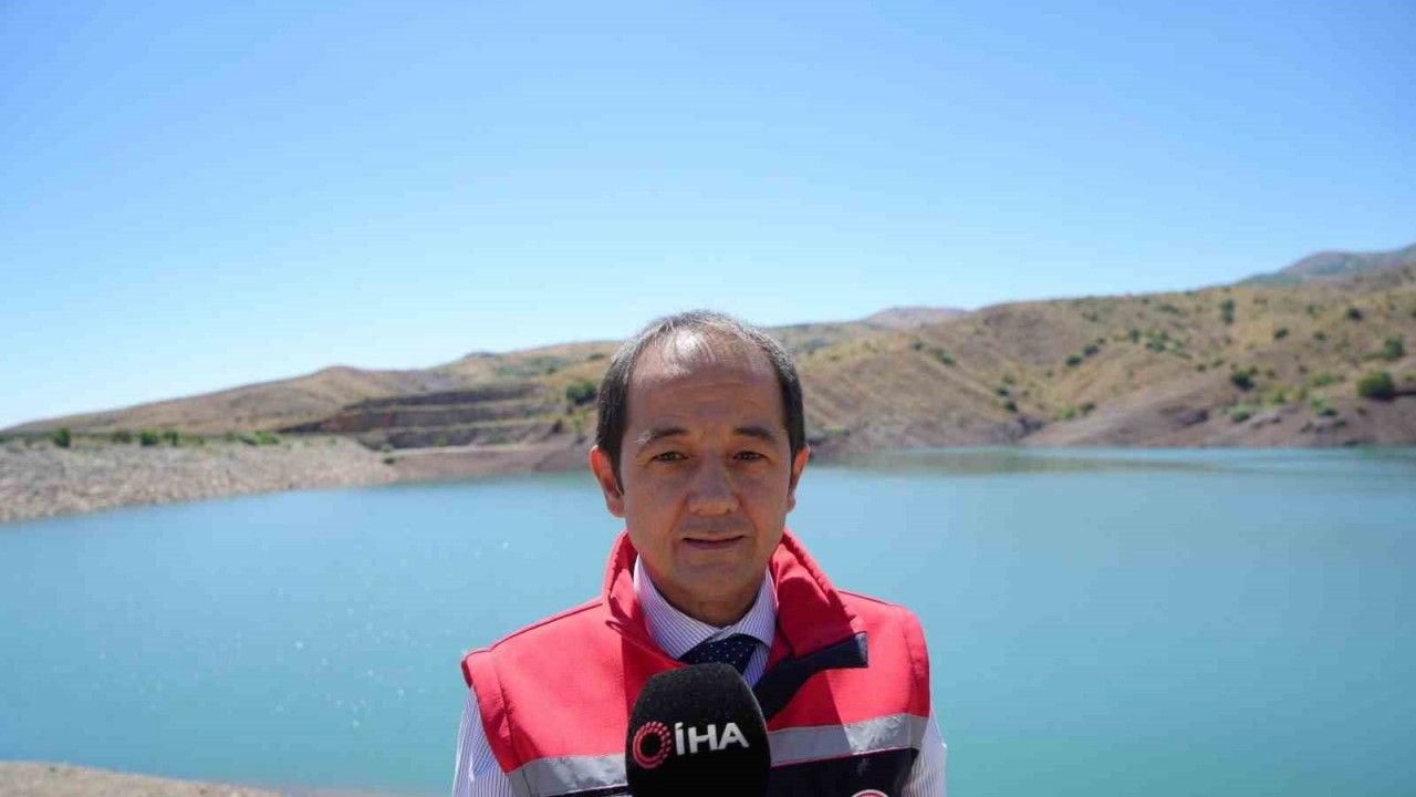 Erzincan’da Göyne Barajına 200 Bin Yavru Sazan Balığı Bırakıldı