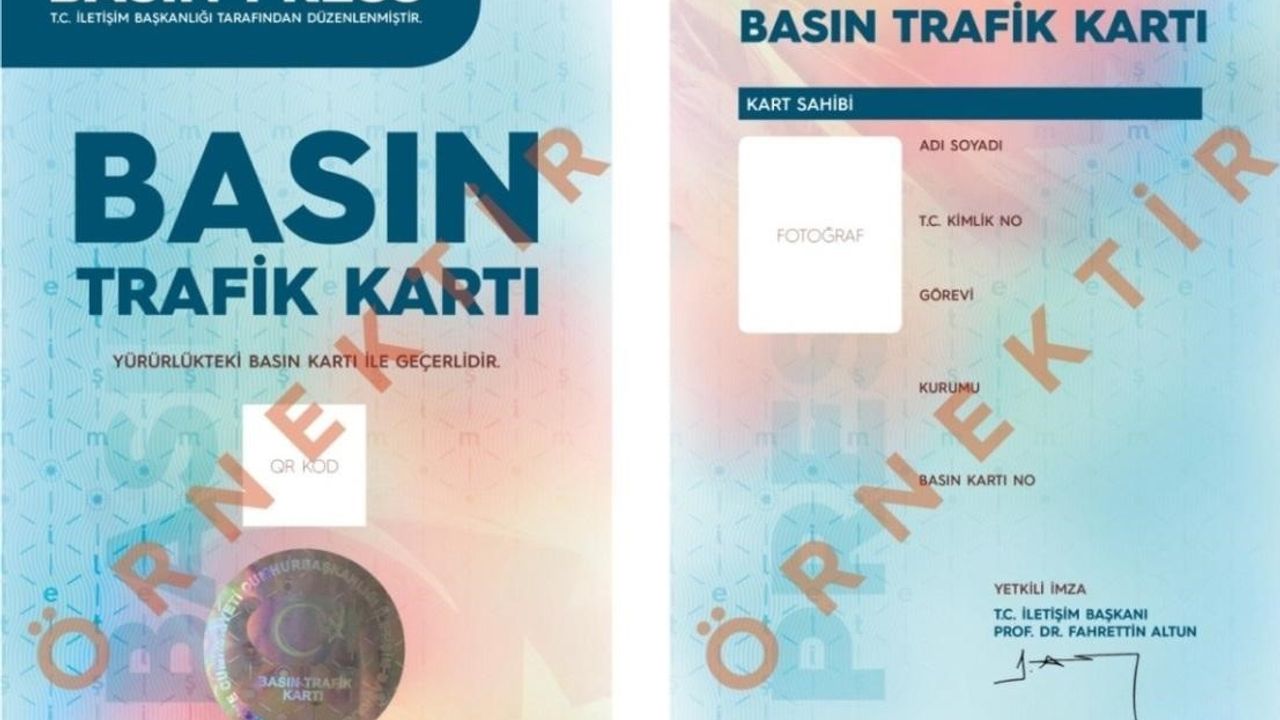İletişim Başkanlığından Basın Kartı Bilgilendirmesi