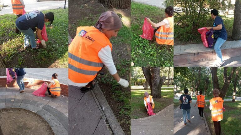 LÖSEV’den Anlamlı Etkinlik, Park, Bahçe ve Sokaklarda Çöp Topladılar