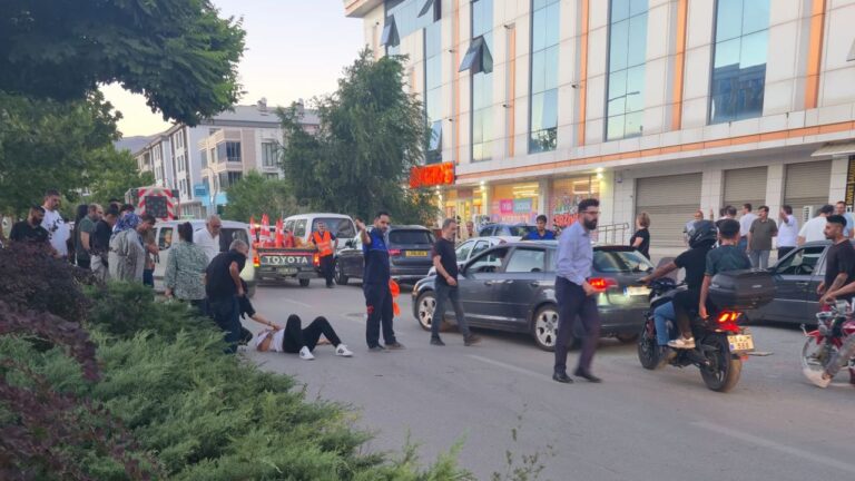 Kırklar Caddesinde Motor Kazası