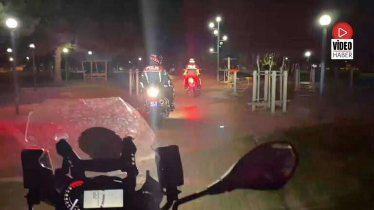 Motosikletli Polis Timleri Görev Başında