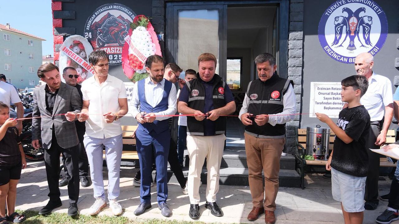 Erzincan Rotasızlar Motosiklet Derneği Açılışı Yapıldı