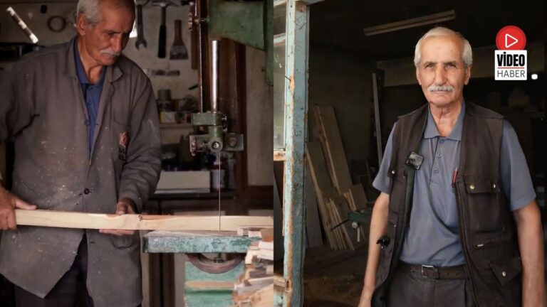 Ahmet Usta 60 Yıldır Ahşaba Hayat Veriyor