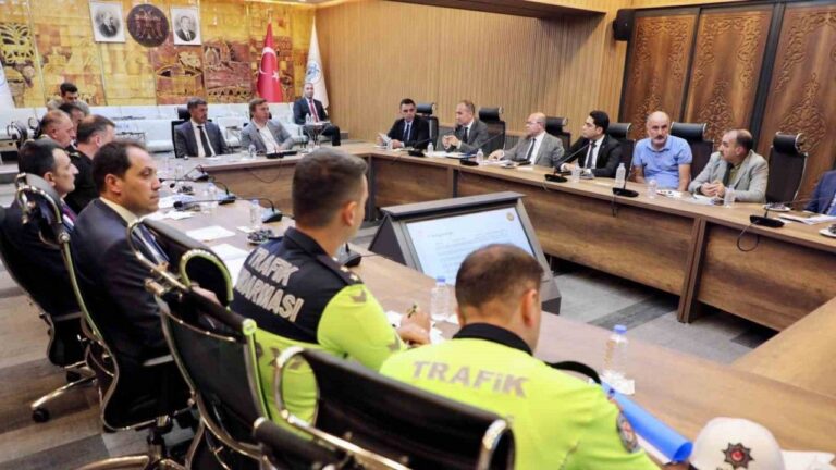 Erzincan’da Trafik Toplantısı Yapıldı