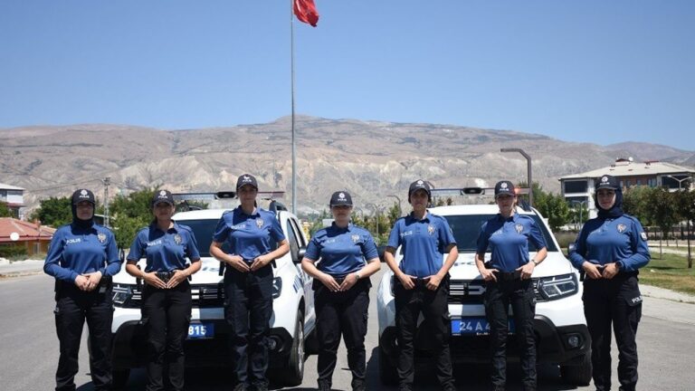 Erzincan’ın Kadın Polisleri 7/24 Görevlerinin Başında, Halkın Yanında