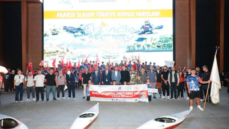 Akarsu Slalom Kano Türkiye Kupası Yarışları Erzincan’da Başlıyor