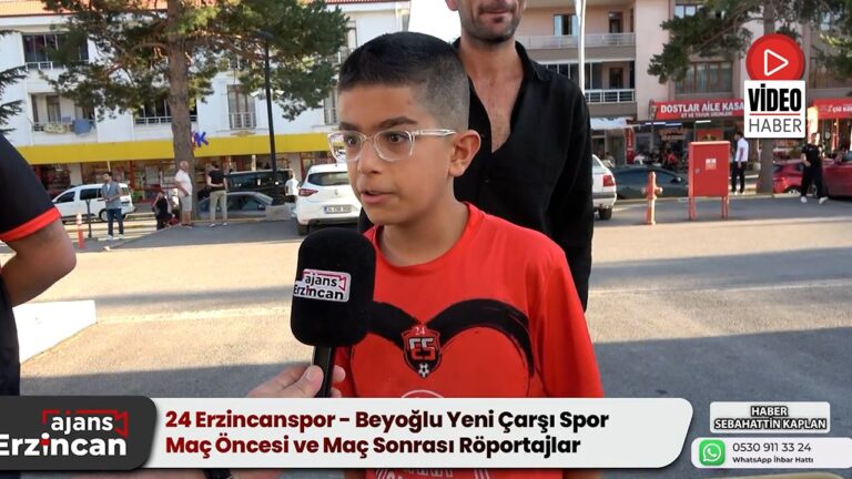 Erzincanspor- Beyoğlu Yeniçarşı Maç Röportajları Yayında