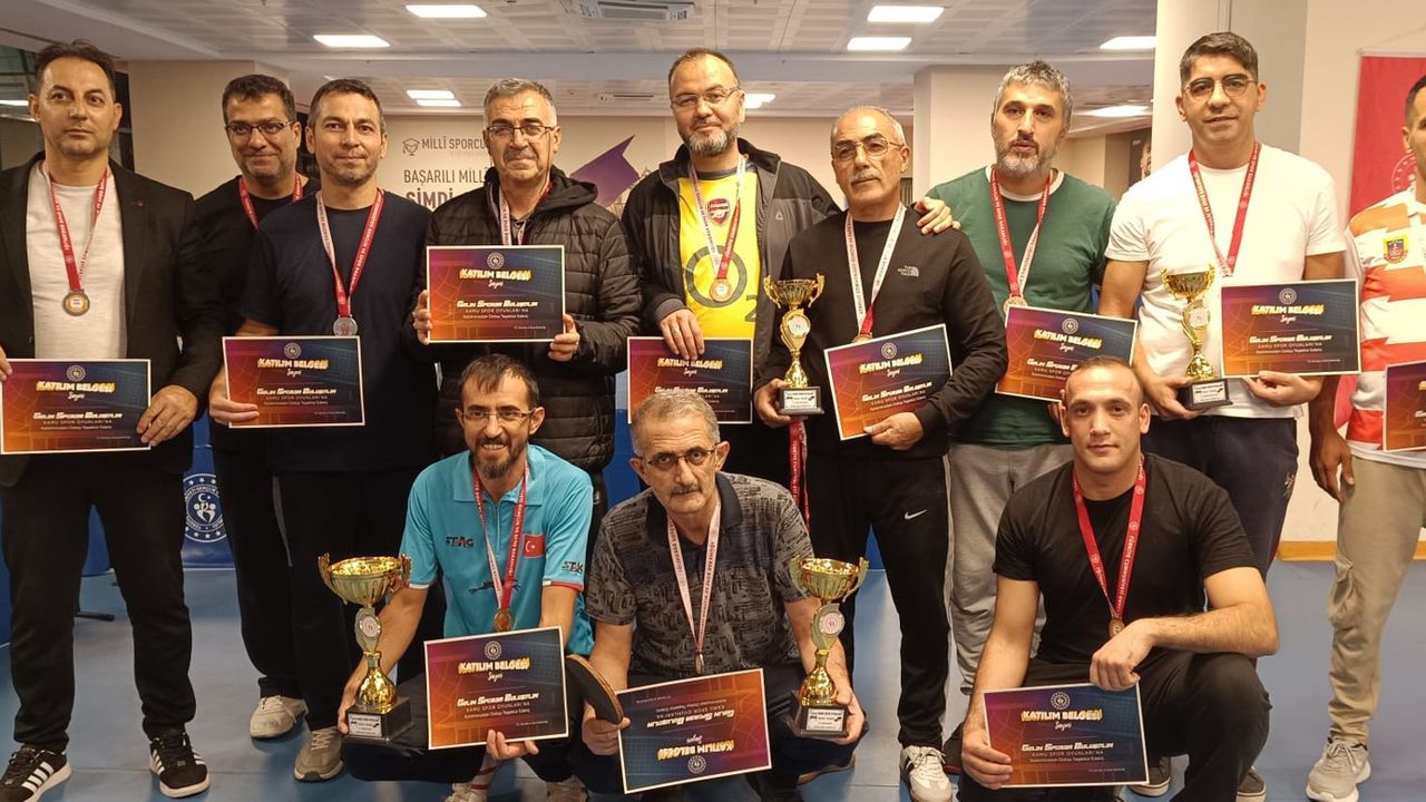 Masa Tenisi Kamu Spor Oyunları İl Birinciliği Müsabakaları