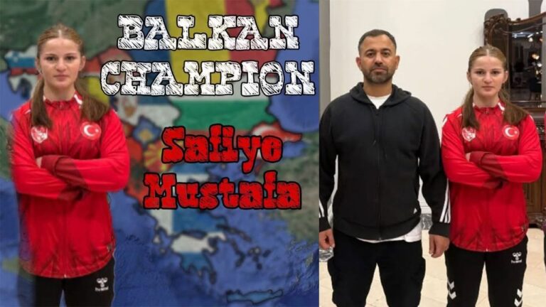 Erzincanlı Millî Güreşçi Safiye Mustafa Balkan Şampiyonu Oldu