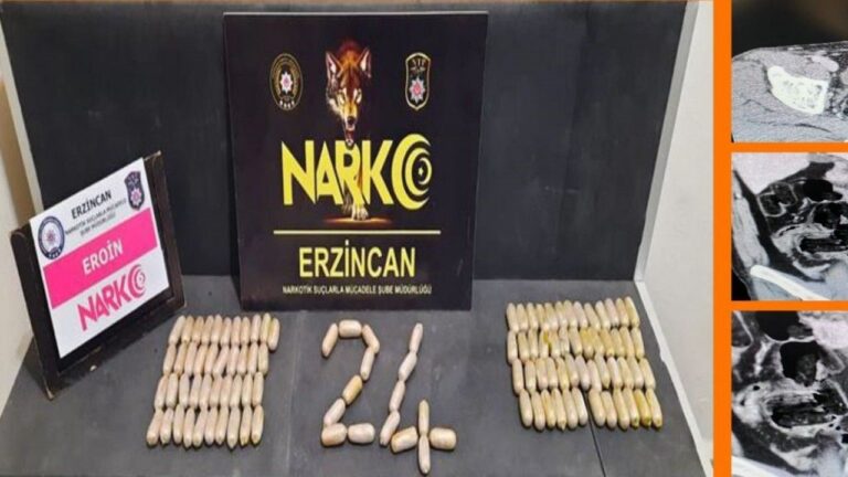 Erzincan Polisinden Çarpıcı Operasyon: Midelerinde 109 Ölüm Kapsülü