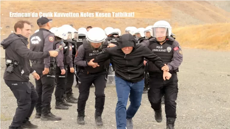 Çevik Kuvvet Polisinin Tatbikatı Gerçeği Aratmadı