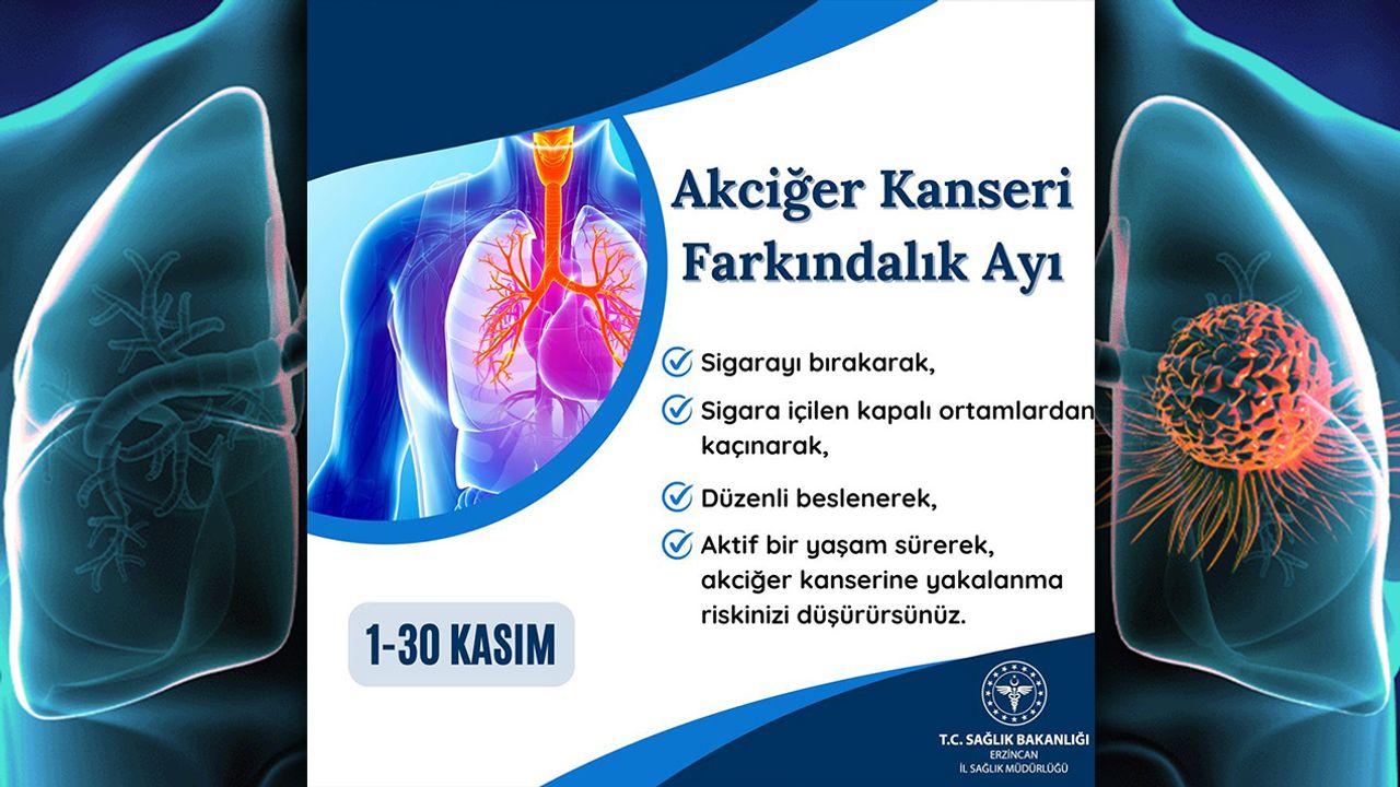 Akciğer Kanseri Farkındalık Ayına Dikkat Çekildi