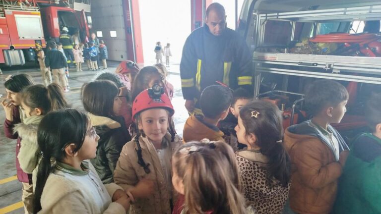 Minik Öğrenciler İtfaiyecilik Mesleğini Yerinde Öğrendi