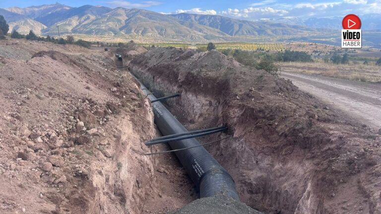 Kemah Özdamar Regülatör Sulaması İkmali Projesi Devam Ediyor