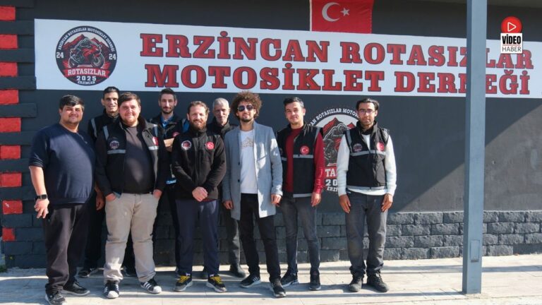 Rotasızlar Motosiklet Kulübünden Sarıçiçek’e Tebrik Ziyareti