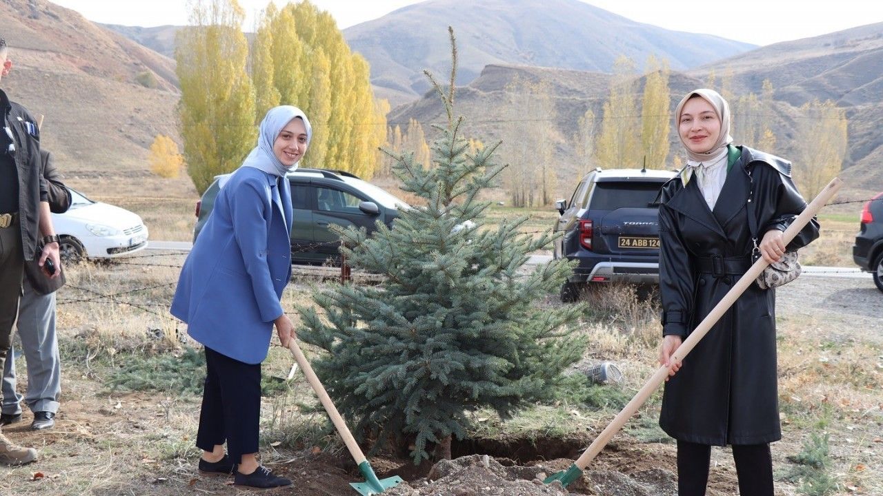Tercan’da Fidanlar Toprakla Buluştu