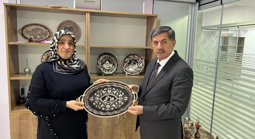 Başkan Bekir Aksun’dan ERMEK Kurslarına Ziyaret