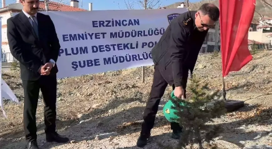 Emniyetten Anlamlı Dokunuş: 600 Fidan Toprakla Buluştu
