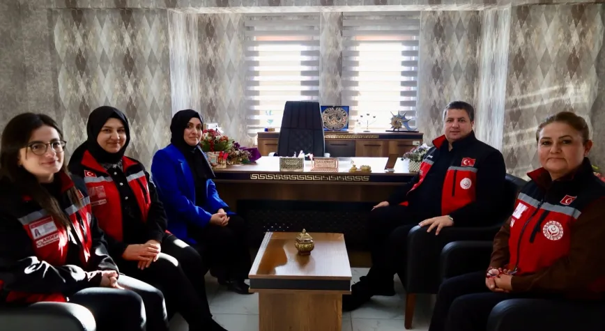 İl Müdürü Serdar Demirci’den Hünerli Eller Kadın Kooperatifine Ziyaret