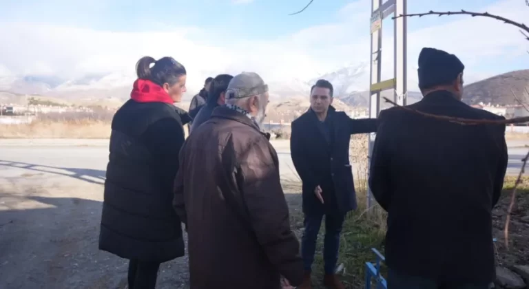 Kaymakam Karadağ’dan Üzümlü’de Sulama Kanalı İncelemesi