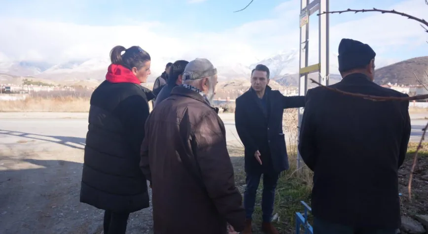 Kaymakam Karadağ’dan Üzümlü’de Sulama Kanalı İncelemesi