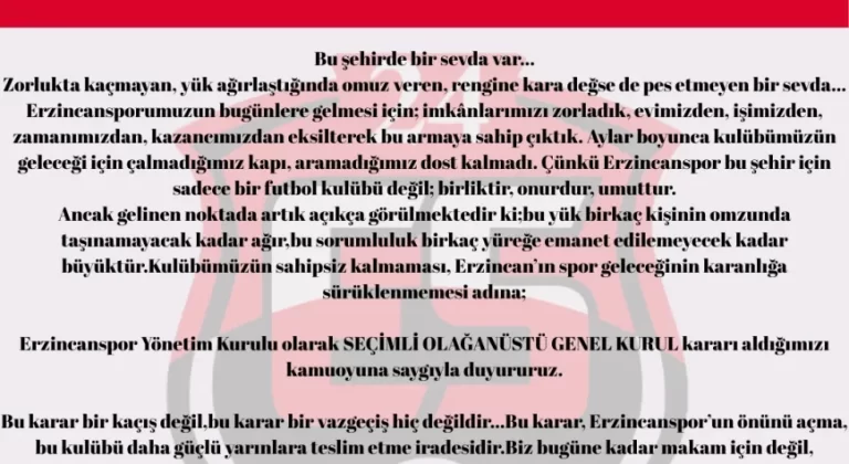 Şehrin Takımından Kamuoyuna Çağrı: ‘Bu Yük Artık Birkaç Omza Sığmıyor’