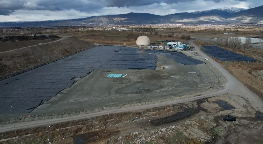 Erzincan Belediyesi Düzenli Katı Atık Depolama Sahası 4. Kısım Hizmete Hazır