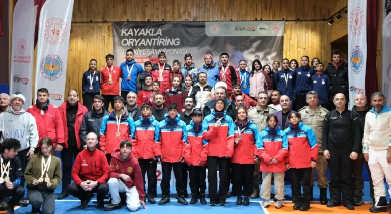 Kayakla Oryantiring Türkiye Şampiyonası ve Milli Takım Seçmeleri Erzincan’da Tamamlandı