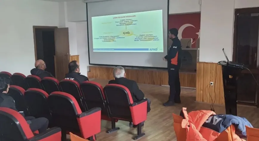 Çığ Riskine Karşı Tercan’da Farkındalık Eğitimi