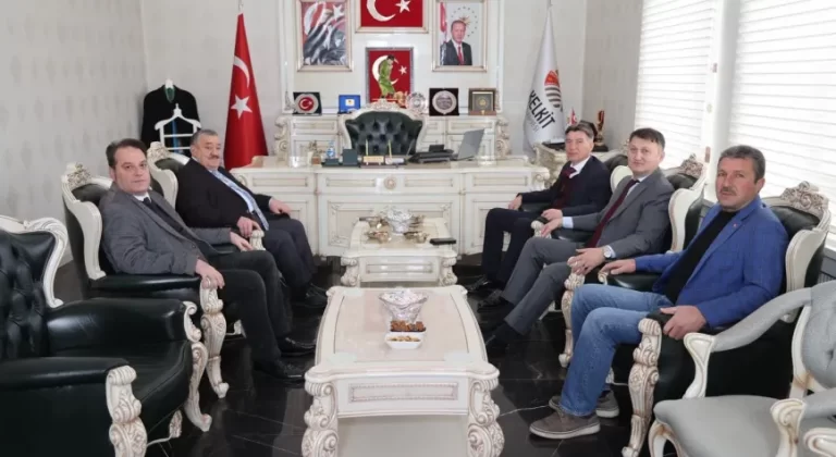 Emniyet Heyetinden Kelkit Belediye Başkanı Ünal Yılmaz’a Ziyaret
