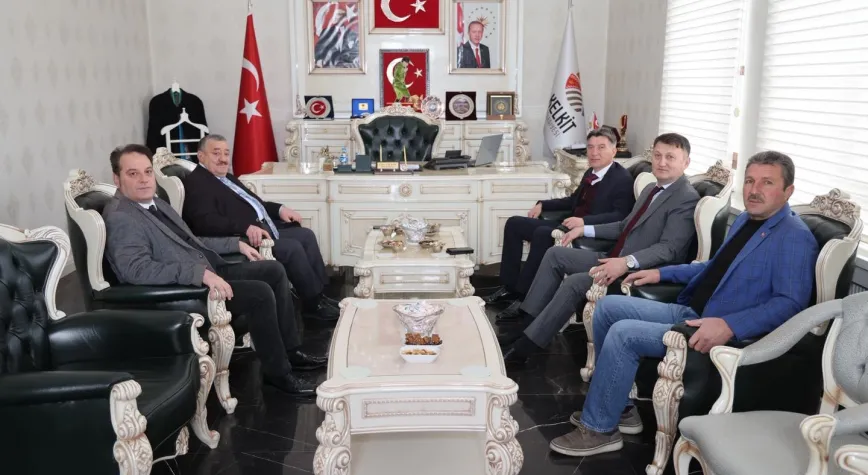 Emniyet Heyetinden Kelkit Belediye Başkanı Ünal Yılmaz’a Ziyaret