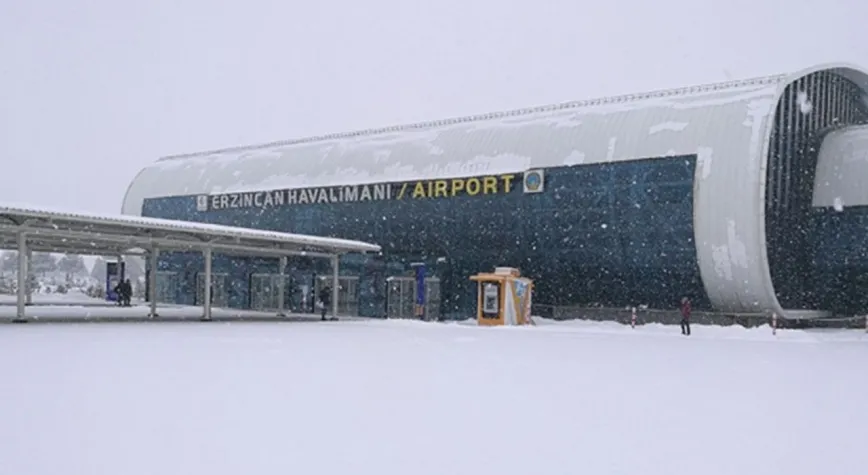 Erzincan’da Kar Engeli: İki Uçuş İptal Edildi