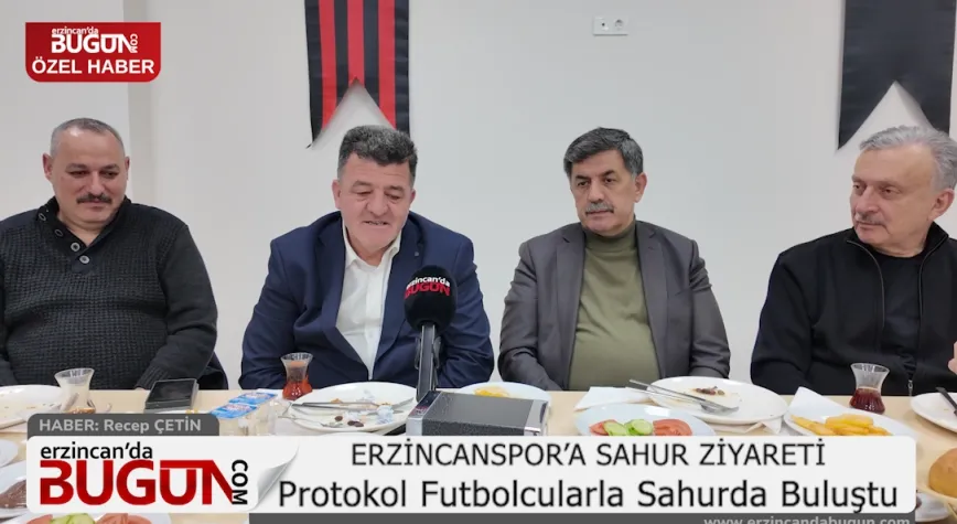 Erzincanspor Sahurda Buluştu: Başkan Aksun ve Rektör Levent’ten Destek Mesajı
