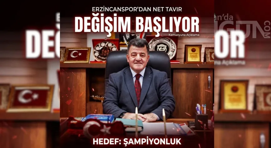 Erzincanspor’dan Mağlubiyet Sonrası Net Tavır: Değişim Başlıyor