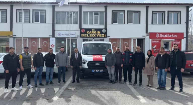 Kargın Belediyesi’ne Bakanlıktan Hibe Araç Desteği