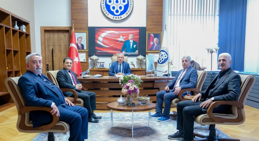 CHP Erzincan Teşkilatından Rektör Levent’e Ziyaret