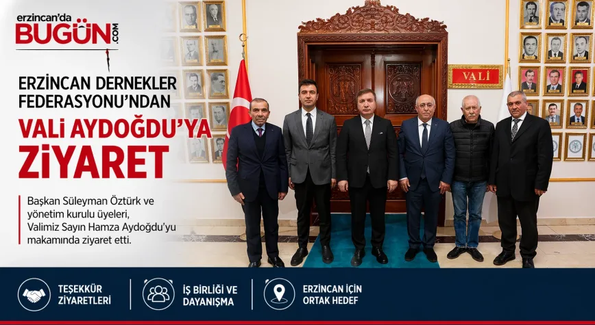 Erzincan Dernekler Federasyonu’ndan Teşekkür Ziyaretleri