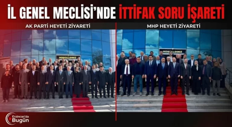 Erzincan İl Genel Meclisi’nde İttifak Soru İşareti: Ziyaretler Ayrı, İddialar Gündemde