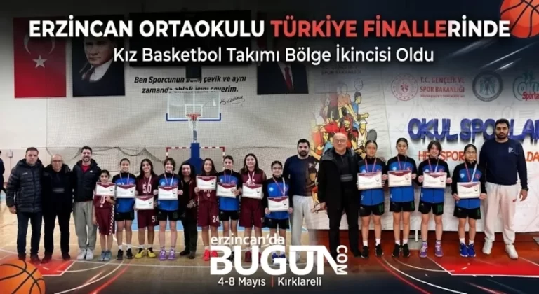 Erzincan Ortaokulu Kız Basketbol Takımı Türkiye Finallerinde