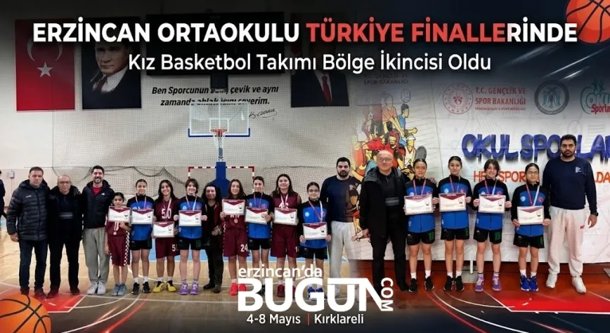 Erzincan Ortaokulu Kız Basketbol Takımı Türkiye Finallerinde