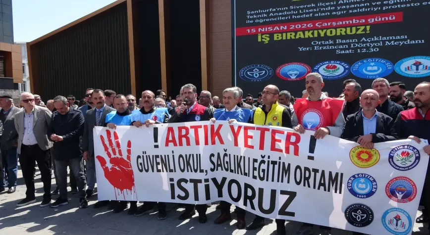 Erzincan’da Eğitimcilerden Şiddete Tepki: “Okullarda Güvenlik İstiyoruz”
