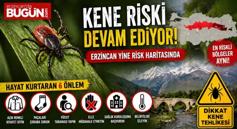 Erzincan’da Kene Uyarısı: KKKA Riski Yeniden Gündemde
