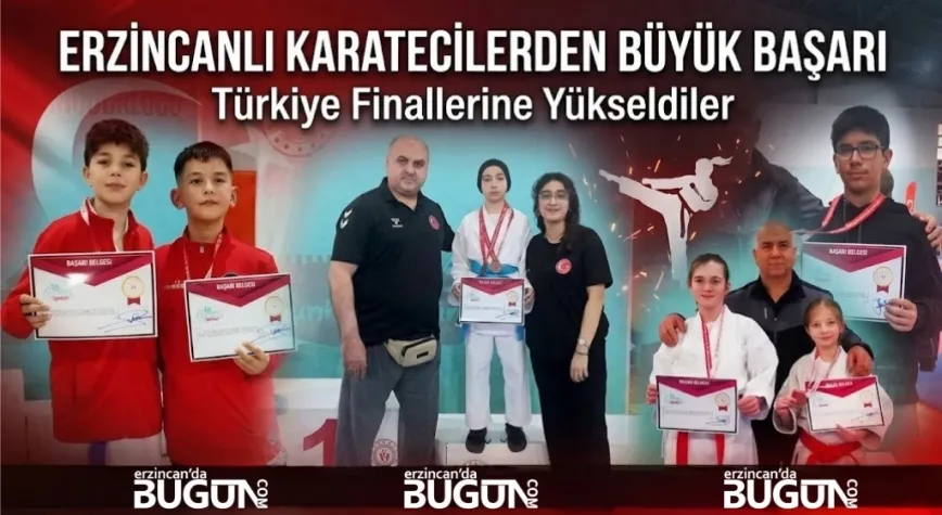 Erzincanlı Karatecilerden Büyük Başarı: Türkiye Finallerine Yükseldiler