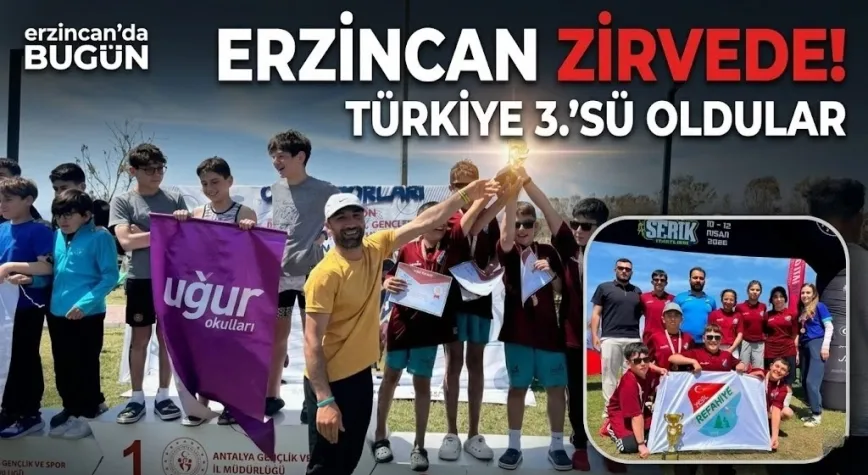 Erzincanlı Sporculardan Türkiye Üçüncülüğü: Refahiye’den Büyük Gurur